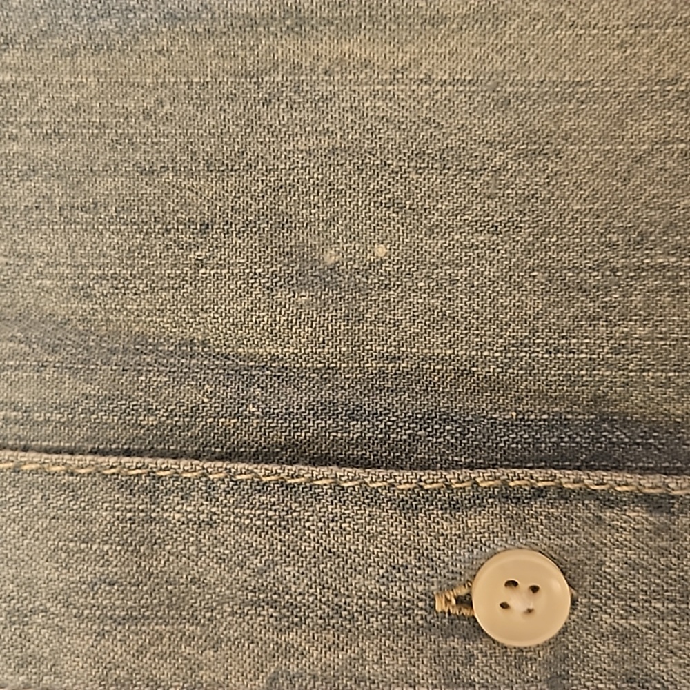 HIPPIE LAUNDRY DRESS M BUTTON DOWN 100% COTTON SLEEVELESS - Picture 12 of 12
